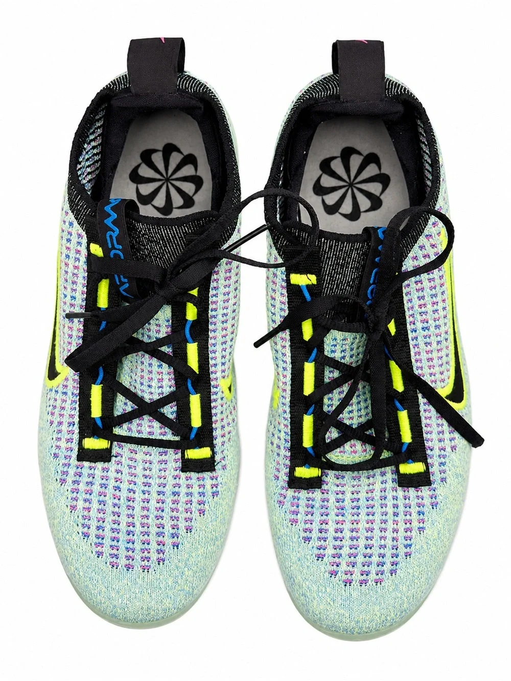 Youth Nike Air VaporMax 2021 Flyknit Volt Photo Blue